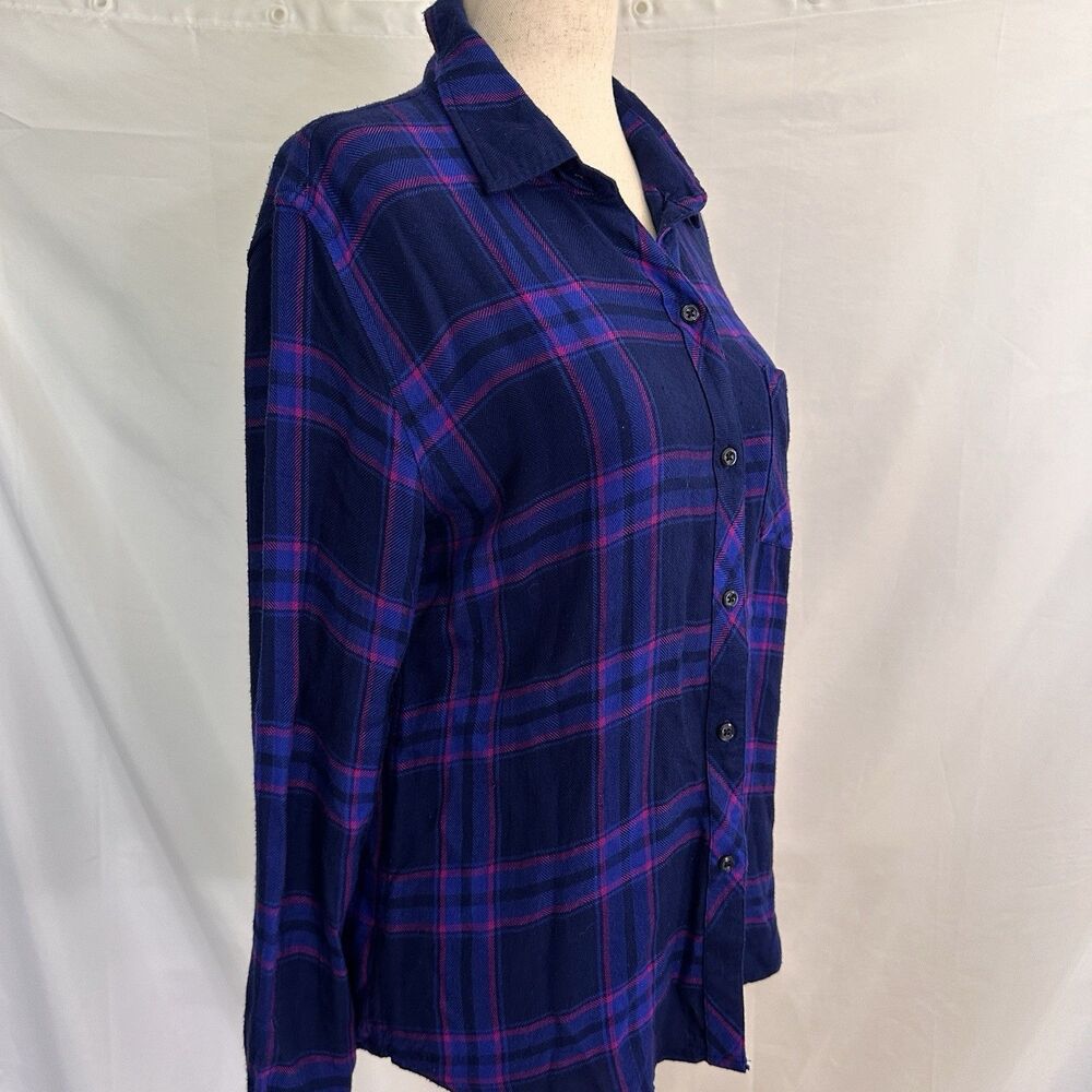 Rails Hunter Button Up Flannel In Plaid Top Small… - image 7